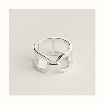 Chaine d'ancre Enchainee ring, small model | Hermès USA